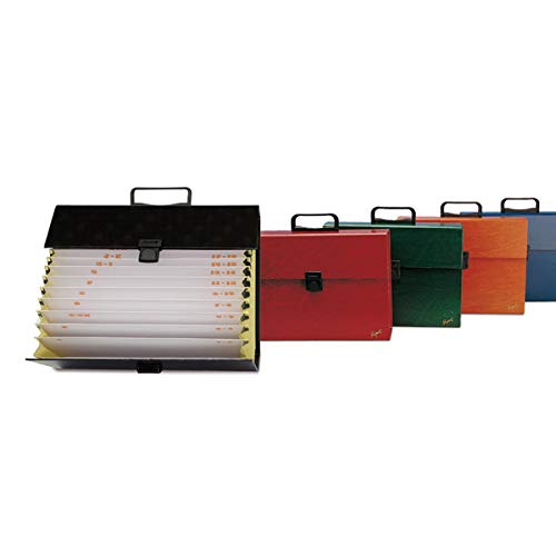 Grafoplás 2980010 Briefcase Binder Bellows Accordion,Black,Folio