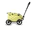TRIOKID My First Kids Toy Wagon for Doll Trioswagon Grape Purple Deluxe Outdoor Doll Stroller Drawable Fabric with Adjustable Handle