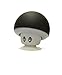 Wireless Portable Mini mushroom Bluetooth Speaker - Built-in Lithium Battery and Mic - Auto Pairing Feature for Easy Pairing Compatible with all Bluetooth devices - Hands-free Calling - Black