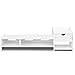 Monitor Stand Riser, Computer Laptop Riser Shelf with Organizer Drawer (White) (26