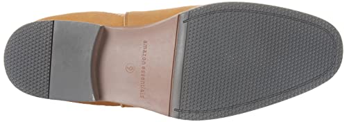 AMAZON ESSENTIALS MEN’S CHELSEA BOOT, DARK TAN, 12
