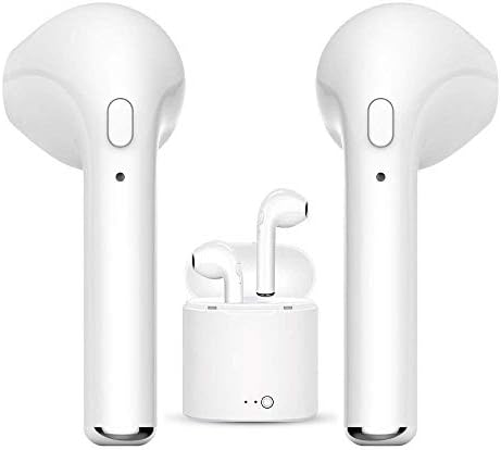 Bluetooth Headphones Wireless Headphone Mini in-Ear Headsets Sports Earphone with 2 True Wireless Earbuds and Charging Case Compatible with Smartphone and More