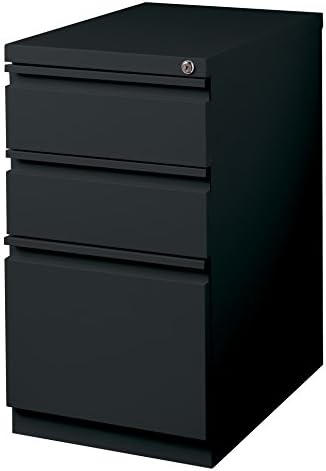 Amazon Com Hirsh Industries 3 Drawer Mobile File Cabinet File In Black Office Products
