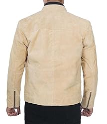 Decrum Suede Jacket Men - Brown Leather Jackets For