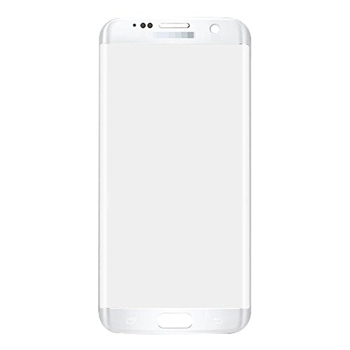 LUVSS New Sceen Glass [LCD Digitizer not Included] Replacement for Samsung Galaxy S7 Edge G935A G935P G935T G935V G935R4 G935F Touch Screen Front Outer Glass Lens Panel Repair Part (White)