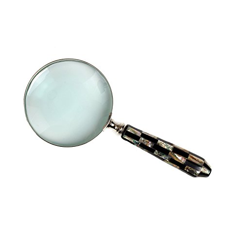 storeindya Thanksgiving gifts Ideas Vintage Magnifying Glass - Handheld Magnifier for Reading Inspection Crossword Puzzles Maps