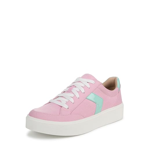 Dr. Scholl’s Womens Madison Lace Sneaker Sweet Pink Fabric 6.5 M