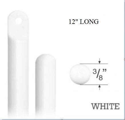 Modtek New Blind Wand/Rod - Color White- High Strength (2, 12) - Thumbnail 4