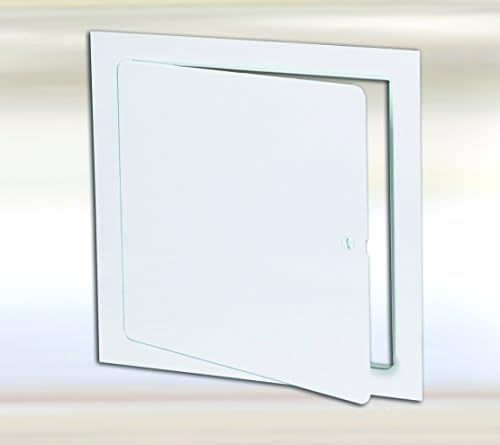 16" X 16" Access Door, white, System B4 Sheet Metal Screwdriver operated latch