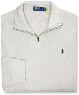 POLO RALPH LAUREN Men's Half Zip French Rib Cotton Pullover