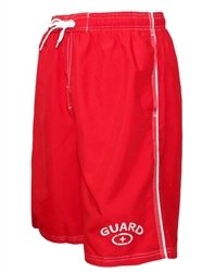 Mens guard swimwear board short swim trunk (mg001) - re…