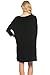 Mitto Shop Mittoshop Bamboo Fabric 3/4 Sleeve Knit Shift Dress