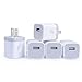 Single Port USB Wall Charger, GiGreen 1A/5V Power Adapter 5 Pack Charging Block Cube Plug Box Compatible Phone X/8/7/Xs/XR/6s/5/SE, Samsung S9/S8/S7/S6 Edge, Note 8, LG G5 V30, Moto, Pixel, Nexus, HTC primary