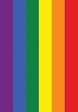 Toland Home Garden Rainbow Pride 12.5 x 18 Inch Decorative Colorful Gay Lesbian LGBTQ Support Garden Flag