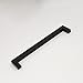 goldenwarm Modern Cabinet Handles Black Drawer Pulls -LSJ12BK160 Handles for Kitchen Cabinets Bathroom Cabinet Handles 6-1/4in(160mm) Hole Centers 25Pack