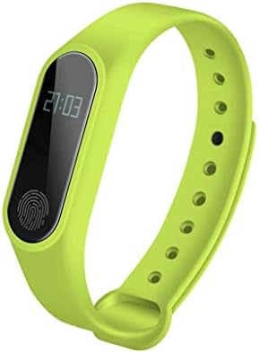 RENLEINBSHOUHUAN Fitness Tracker with Heart Rate Monitor Step Tracker for Kids, Women, and Men (Color : LIGHT GREEN)