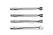 BBQMANN 11631 (4-pack) Replacement Straight Stainless Steel Burner for Grill Chef, Kenmore Sears, K Mart, Saturn Model Grills