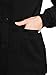 Grey's Anatomy Women's Junior Fit 4 Pocket Sport Button Front Scrub Jacket, Black, Small