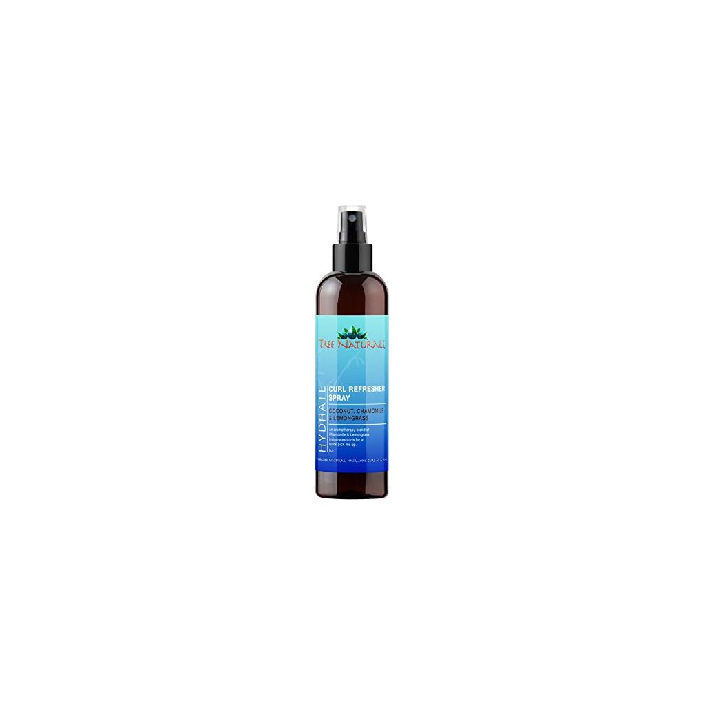 Hydrating Curl Refresher Spray for Curly Hair, Curl Activating Mist for Curls, Coils, Protective