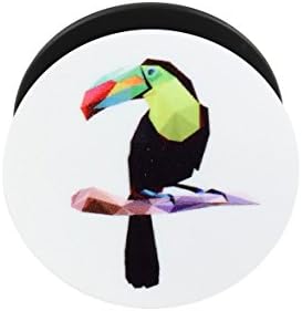 Smart Phone Expanding Stand and Grip - Cell Phone accessories (Galaxy S7, S7 Edge, iPhone SE / 6 / 6+ /6S / 7 /7+) and tablet devices (Amazon Fire, iPad / IPad Mini (Toucan Bird)