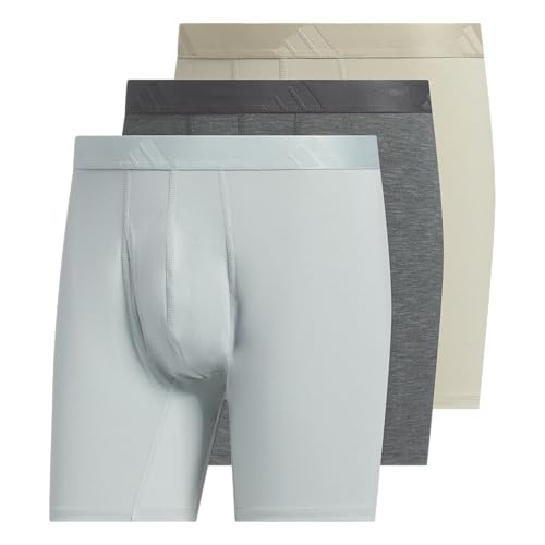 adidas Men's Luxe Underwear (3-Pack) Boxer Briefs or Trunks, Premium Ultra Soft…
