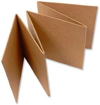 Craft Ped Paper CPL1009580 Mache Book Accordion Kraft, 5.5"