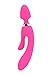 G-Spot Vibrator Waterproof Rechargeable Dildo Vibrator Adult Sex Toys for Women - Silicone Clitoris Vagina Stimulator Massager Sex Things for Couple-Pink