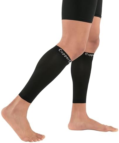 Copper Compression Recovery Calf Sleeves Shin Splint Leg Sleeves