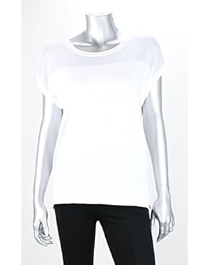 Theory White Short Sleeve Top M Msrp: