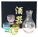 Japanese Sake Set with 4 glass cup