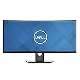 Dell U3419w Ultrasharp 34-Inch WQHD (3440x1440) Curved IPS USB-C Monitor, Black