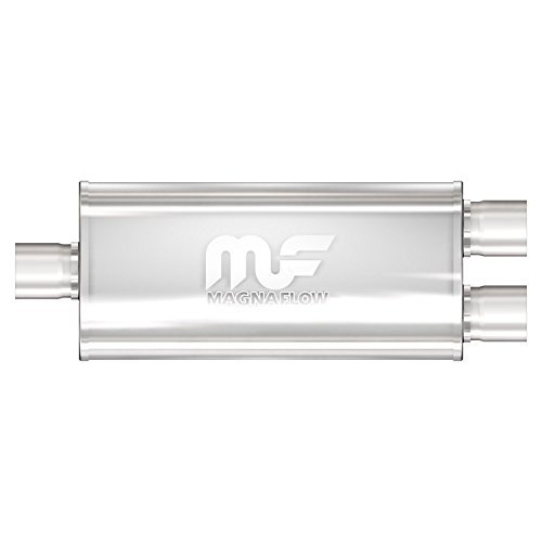 Magnaflow 12158 Satin Stainless Steel 2.5 Oval Muffler by Magnaflow