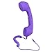 SANOXY Purple Retro Classic Eliminate Radiation Telephone Handset for iPad, iPhone, Android and other smartphones with 3.5mm audio jack