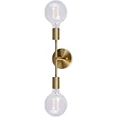 Forte 1905514 Two Light Wall Sconce, Gold