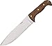 Condor Tool & Knife Moonshiner Bushcraft Knife - 1075 High-Carbon Steel Blade - Full-Tang Construction - Walnut Handle - Handcrafted Leather Sheath - Ideal for Bushcraft, Camping & Survival