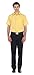 Gioberti Men's Short Sleeve Solid Dress Shirt, Banana, M