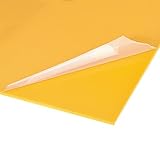 uxcell Yellow Cast Acrylic Sheet,4" x 8",1.8mm