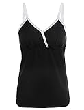 Arshiner Seamless Maternity Breastfeeding Tops with Easy Simplicity Hands-Free Breastpump Bra Medium to X-Large