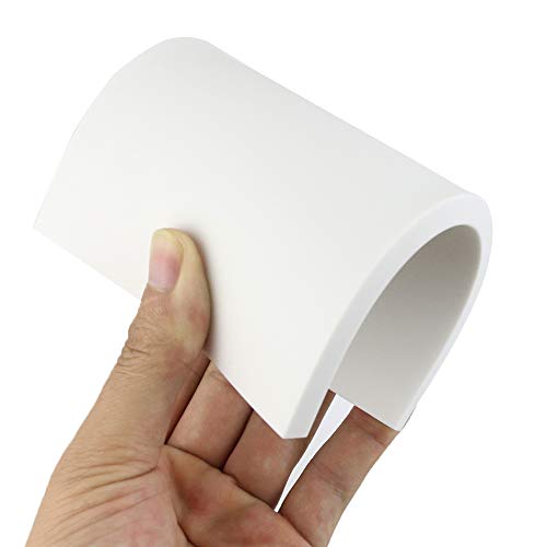 UPlama 4 Pack 4" x 6" White Rubber Stamp Carving Blocks,Carve Block Printing Carving Block,Soft, Easy Carve Surface Rubber for Craft Project and Great for Beginners and Professional,White - Thumbnail 2