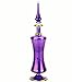 NileCart 9 in. Egyptian Perfume Bottle large size. Violet handmade in Egypt For your perfume, essential oils, Egyptian decoration or party table centerpiece