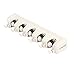 Lifeasy- Multifunctional Wall Mounted Holder Garage Storage Hooks for Mop & Broom/Garden Tool /Storage Tool /Rack Storage (5 Position 6 Hooks)