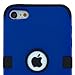 MYTURTLE iPod Touch 7th 6th 5th Generation Case Shockproof Hybrid Hard Silicone Shell Impact Cover with Screen Protector for iPod Touch 7 (2019), iPod Touch 5/6 (2015), Titanium Blue Black
