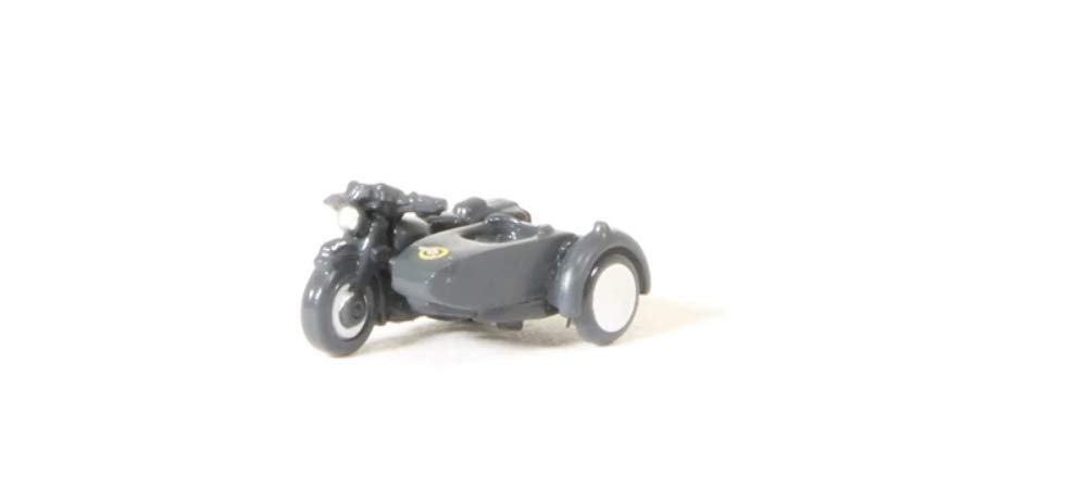 Oxford Diecast 1:148 Motorbike and Sidecar RAF Blue Collectable model NBSA008