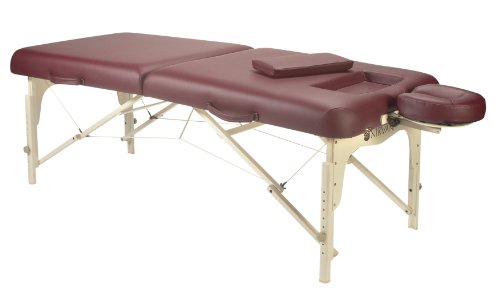 Nirvana 102111 Massage Table Package 32 Width, Burgundy