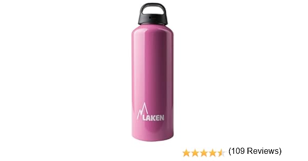 Laken Botella de Aluminio 1L Rosa Classic (Boca Ancha): Amazon.es ...