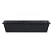 Novelty Poly-Pro Plastic Flower Box Planter, Black, 24-Inch