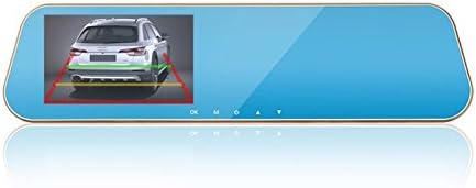 Mirror Dual Dash Camera 7 Inch 1080P IPS Touch Screen 170° Wide Angle Truck Rearview Dash Camera Vehicle Recorder, Car DVR with Parking Monitor WDR Loop Recording