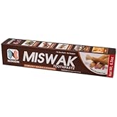 Miswak Toothpaste (6.5oz)- 1 Pack- 5in1; Made with Moringa, Cinnamon, Miswak Extract, Olive, and Honey; 100% Fluroride Saccharin and Paraben Free