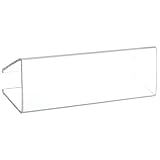 Retail Resource 65722 Clear Wood Shelf Label Holder (Pack of 25)