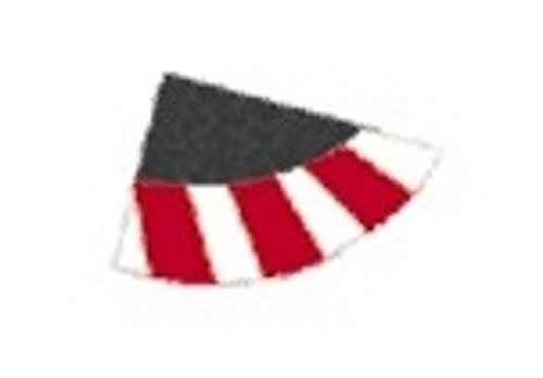 Carrera 20598 End sections outside shoulder 1/30 Curve